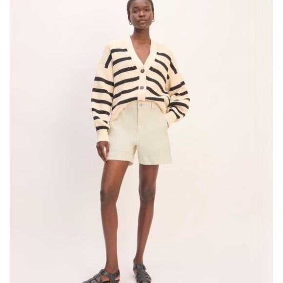 Everlane Pants - NWOT Everlane The Utility Short In Bone Size 16